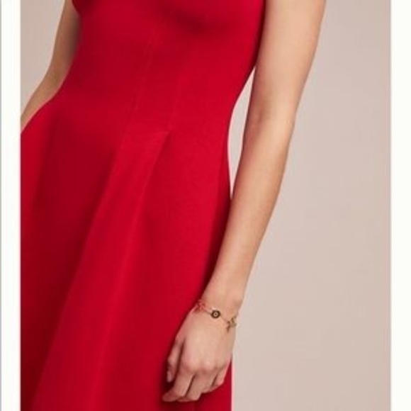 Anthropologie Maeve Debutante Red Dress Small - Picture 5 of 7